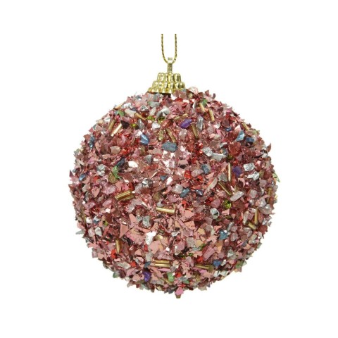 SFERA CON PAILLETTES PINK